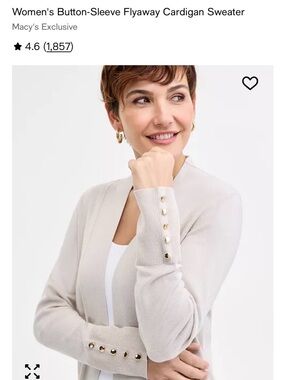 Collection B Open-Front Cardigan in Light Taupe